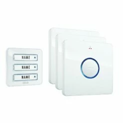 Funk-Türglocken-Set Funkklingel Für 3-Familien-Haus