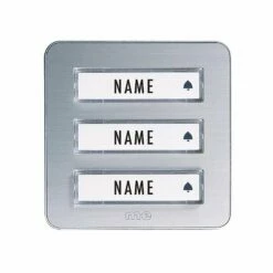 Türschilder aus Edelstahl Geschäft -Türschilder aus Edelstahl Geschäft funk tuerglocken set funkklingel fuer 3 familien haus silber konfigurierbar2