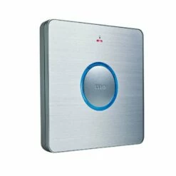 Funk-Türglocken-Set Funkklingel Für 3-Familien-Haus Silber Konfigurierbar -Türschilder aus Edelstahl Geschäft funk tuerglocken set funkklingel fuer 3 familien haus silber konfigurierbar3