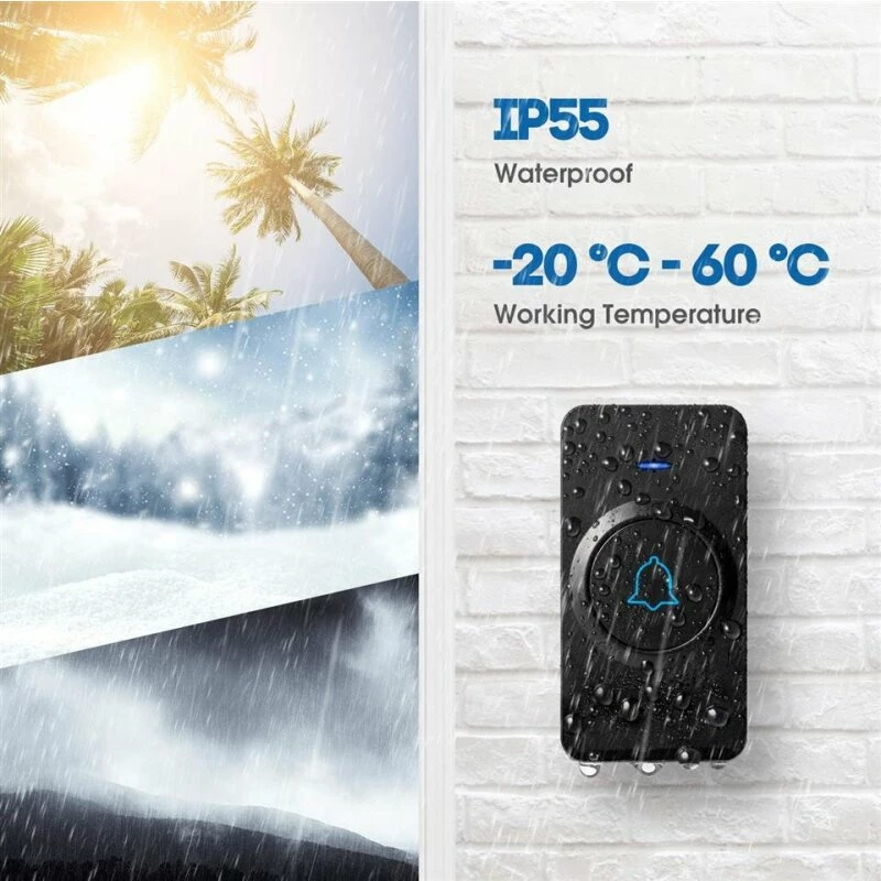 Funk Türklingel Set SUPRA 600 M Reichweite 56 Klingeltöne 7 Funk Türklingel Set SUPRA 600 M Reichweite 56 Klingeltöne – Bild 7