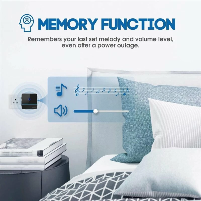 Funk Türklingel Set SUPRA 600 M Reichweite & GRAVUR 3 Funk Türklingel Set SUPRA 600 M Reichweite & GRAVUR – Bild 3