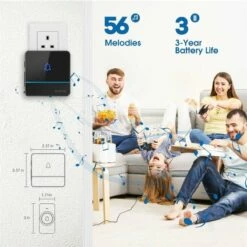 Funk Türklingel Set SUPRA 600 M Reichweite & GRAVUR 12 Funk Türklingel Set SUPRA 600 M Reichweite & GRAVUR -Türschilder aus Edelstahl Geschäft funk tuerklingel set supra 600 m reichweite gravur6