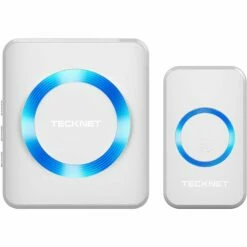 Funk Türklingel WEIß 300m Reichweite Mit 52 Klingeltönen Betrieb Steckdose