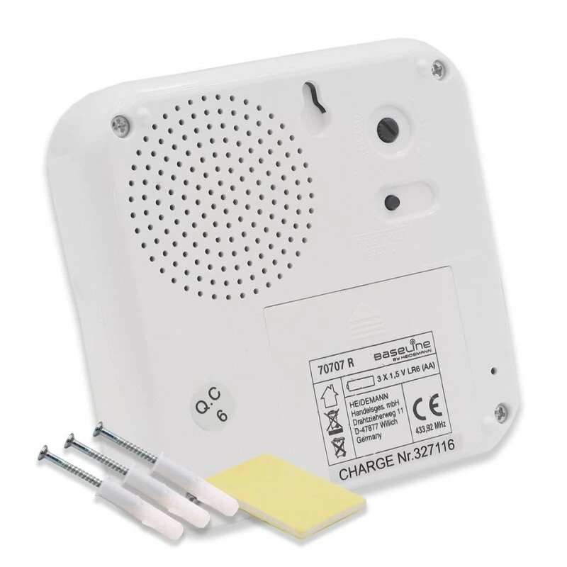 Funkgong Set BASE II RW 75m 5 Melodien Batteriebetrieben 2 Funkgong Set BASE II RW 75m 5 Melodien Batteriebetrieben – Bild 2