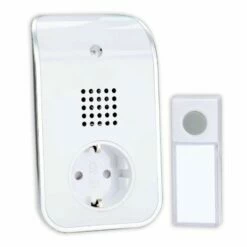 Funkgong Set HX Curve Steckdosenbetrieben -Türschilder aus Edelstahl Geschäft funkgong set hx curve steckdosenbetrieben3