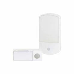 Funkgong Set HX Nightlight 8 Melodien 85 DB Betrieb Mit Dämmerungsautomatik