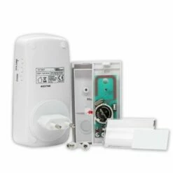 Funkgong-Set HX Ocean Reinweiß Steckdose -Türschilder aus Edelstahl Geschäft funkgong set hx ocean reinweiss steckdose3