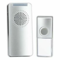 Funkgong-Set HX Walk Mit Gürtelclip Batteriebetrieben -Türschilder aus Edelstahl Geschäft funkgong set hx walk mit guertelclip batteriebetrieben2