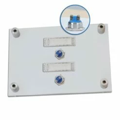 Funkklingel 2 Familien Aus Acrylglas 210x150mm Mit Beschriftungsfeld DUO -Türschilder aus Edelstahl Geschäft funkklingel 2 familien aus acrylglas 210x150mm mit beschriftungsfeld duo5