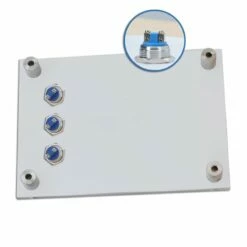 FUNK Türklingel Für 3 Familienhaus Aufputz aus Acrylglas 210x150mm Premium -Türschilder aus Edelstahl Geschäft funkklingel 3 familien aus acrylglas 210x150mm designklingel trio5