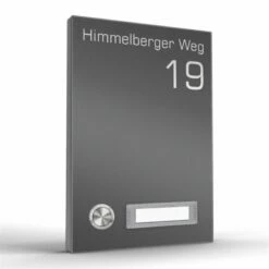 Funkklingel Aufputz 1 Familien Mit Beschriftungsfeld 140x200mm Premium -Türschilder aus Edelstahl Geschäft funkklingel aufputz 1 familien mit beschriftungsfeld 140x200mm premium4