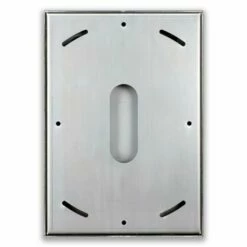 Funkklingel Aufputz 1 Familien Mit Beschriftungsfeld 140x200mm Premium -Türschilder aus Edelstahl Geschäft funkklingel aufputz 1 familien mit beschriftungsfeld 140x200mm premium5