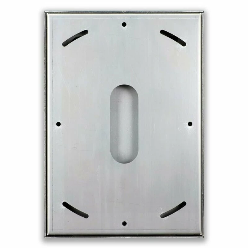 Funk Aufputz Edelstahl Türklingel 2 Familien 140x200mm Premium Mit Beschriftungsfeld 5 Funk Aufputz Edelstahl Türklingel 2 Familien 140x200mm Premium Mit Beschriftungsfeld – Bild 5