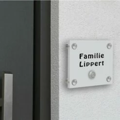 Funkklingel Aus Acrylglas 150x120mm Designklingel Uranus