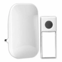 Funkklingel Funkgong-Set HX Brilliant Mit Optischem Rufsignal Steckdose