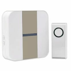 Funkklingel Funkgong-Set STRIPE Mit Namensschild Batteriebetrieb