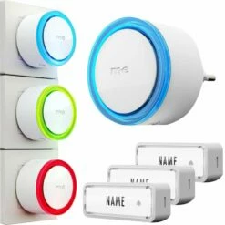 Funkklingel Mit Leuchtring Für Die Steckdose Zum Konfigurieren