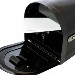 Große Original US-Mailbox Verschließbare Mailbox Schwarz Abschließbar Reliant -Türschilder aus Edelstahl Geschäft grosse original us mailbox verschliessbare mailbox schwarz abschliessbar reliant3