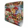 Großer Briefkasten Mailbox Wandbriefkasten Briefkasten Funky Town