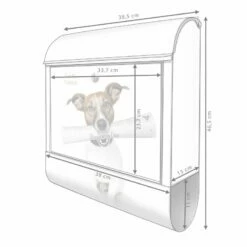 Großer Briefkasten Mailbox Wandbriefkasten Business Day -Türschilder aus Edelstahl Geschäft grosser briefkasten mailbox wandbriefkasten business day5