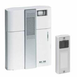 Grothe Funkgong Set MISTRAL 300 43300 Mit 13 Melodien & Blitzlicht