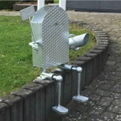 Handgeschmiedeter Premium Briefkasten Typ: Der Coole -Türschilder aus Edelstahl Geschäft handgeschmiedeter premium briefkasten typ der coole5