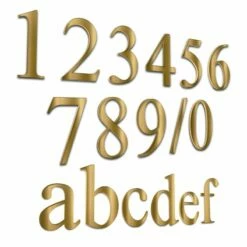 Hausnummern Aus Massivem Messing 170mm Höhe Times Roman