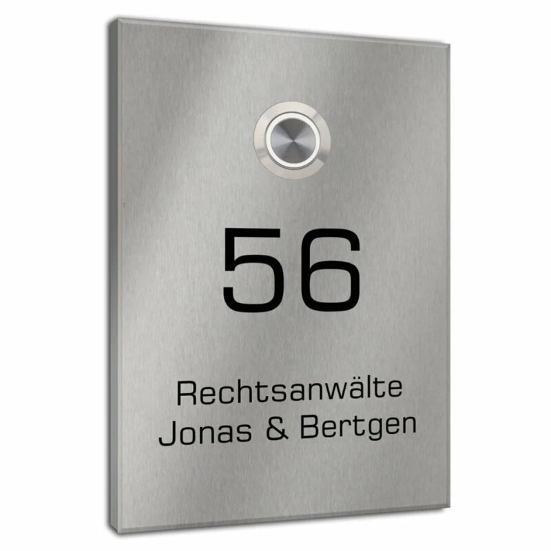 Haustürklingel 110x160mm In 5mm Qualität 1 Haustürklingel 110x160mm In 5mm Qualität