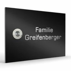 Haustürklingel Edelstahl 160x110mm Klingelschild -Türschilder aus Edelstahl Geschäft haustuerklingel edelstahl 160x110mm klingelschild3