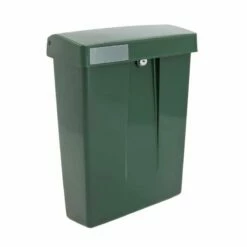 Intersteel Briefkasten Mailbox Abschließbar RAL 6009 Tannengrün