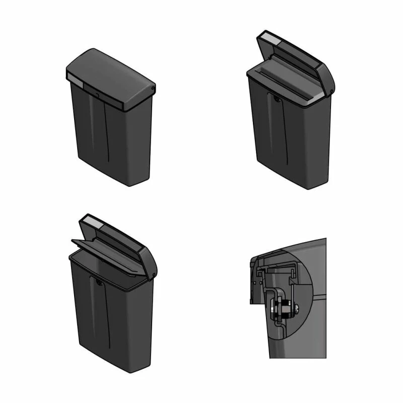 Intersteel Briefkasten Mailbox Abschließbar RAL 9006 Weißaluminium 2 Intersteel Briefkasten Mailbox Abschließbar RAL 9006 Weißaluminium – Bild 2