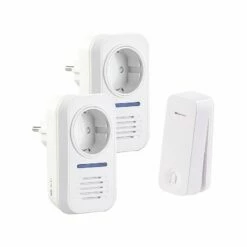 Kabelloses Kinetisches Funkklingel Set Mit 2 Empfänger & 32 Melodien