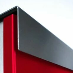 Keilbach Edelstahl Briefkasten Glasnost Lackierte Front Rot RAL 3001 -Türschilder aus Edelstahl Geschäft keilbach edelstahl briefkasten glasnost lackierte front rot ral 30012