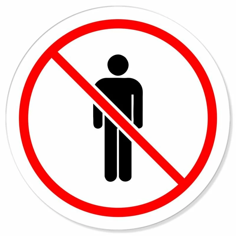 Kein Durchgang Verbotsschild Rundschild 1 Kein Durchgang Verbotsschild Rundschild