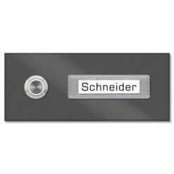 Klingelplatte 145x60mm Mit Wechselbarem Namensschild -Türschilder aus Edelstahl Geschäft klingelplatte 145x60mm mit wechselbarem namensschild6