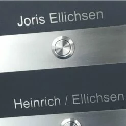 Klingelplatte 150x275mm Anthrazit Pulverbeschichtet RAL 7016 -Türschilder aus Edelstahl Geschäft klingelplatte 150x275mm anthrazit pulverbeschichtet ral 70163