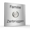 Klingelplatte 60x60mm Klingelschild