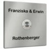 Klingelschild 80x80mm In Premium Qualität