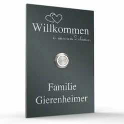 Klingelschild Edelstahl 110x160mm Design Türklingel 5 Klingelschild Edelstahl 110x160mm Design Türklingel -Türschilder aus Edelstahl Geschäft klingelschild edelstahl 110x160mm design tuerklingel2