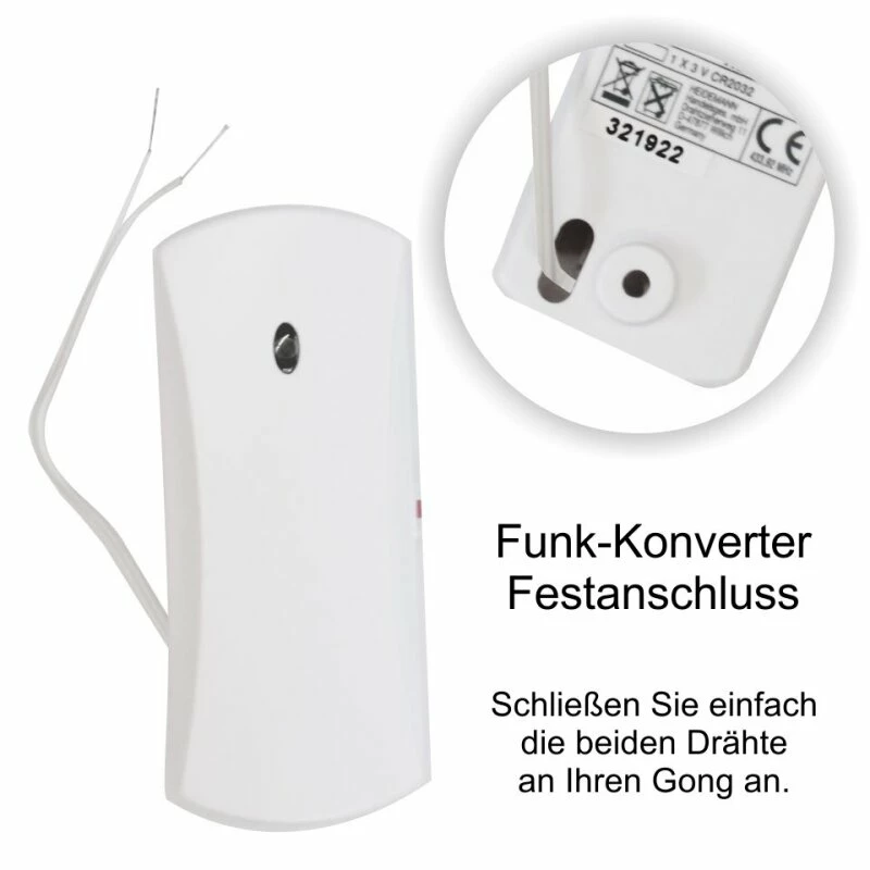 Klingelsignal Weiterleiten Per Funk HX CURVE Komplettset 2 Klingelsignal Weiterleiten Per Funk HX CURVE Komplettset – Bild 2