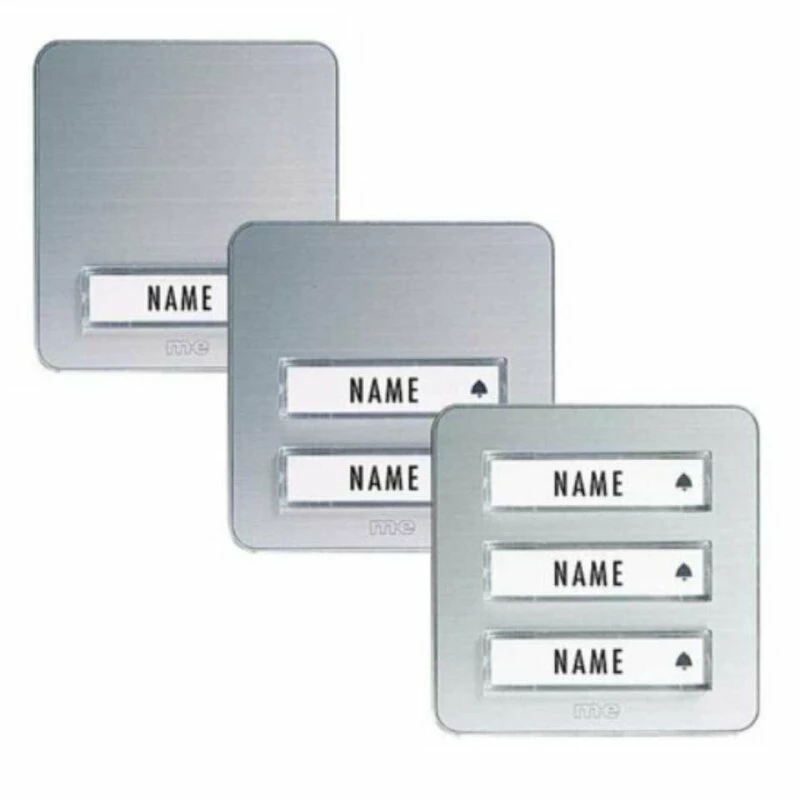 Aufputz Klingeltaster 1 2 3 Familien Wählbar ALU 4 Aufputz Klingeltaster 1 2 3 Familien Wählbar ALU – Bild 4