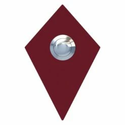 Klingeltaster Klingelplatte Diamant Rot RAL 3004