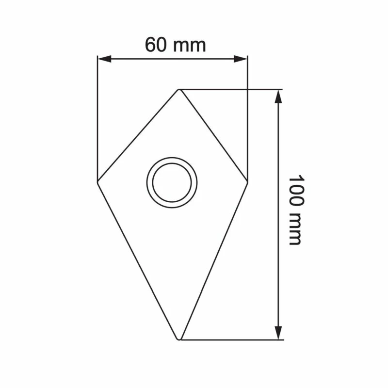 Klingeltaster Klingelplatte Diamant Schwarz RAL 9005 2 Klingeltaster Klingelplatte Diamant Schwarz RAL 9005 – Bild 2