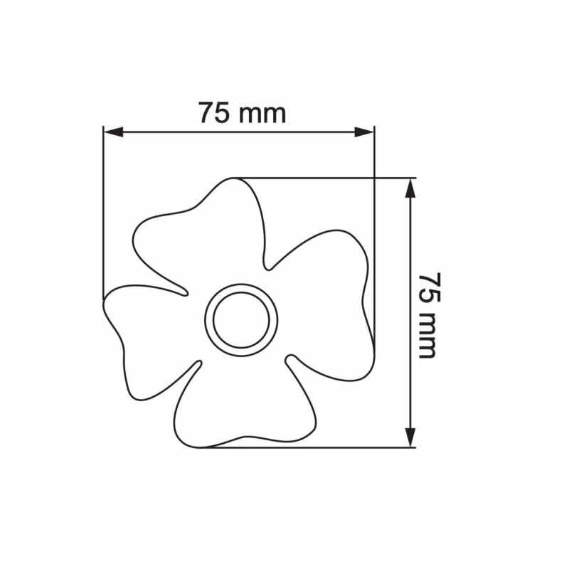 Klingeltaster Klingelplatte Kleeblatt Rost RAL 8001 2 Klingeltaster Klingelplatte Kleeblatt Rost RAL 8001 – Bild 2