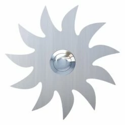 Klingeltaster Klingelplatte Sonne Edelstahl Geschliffen