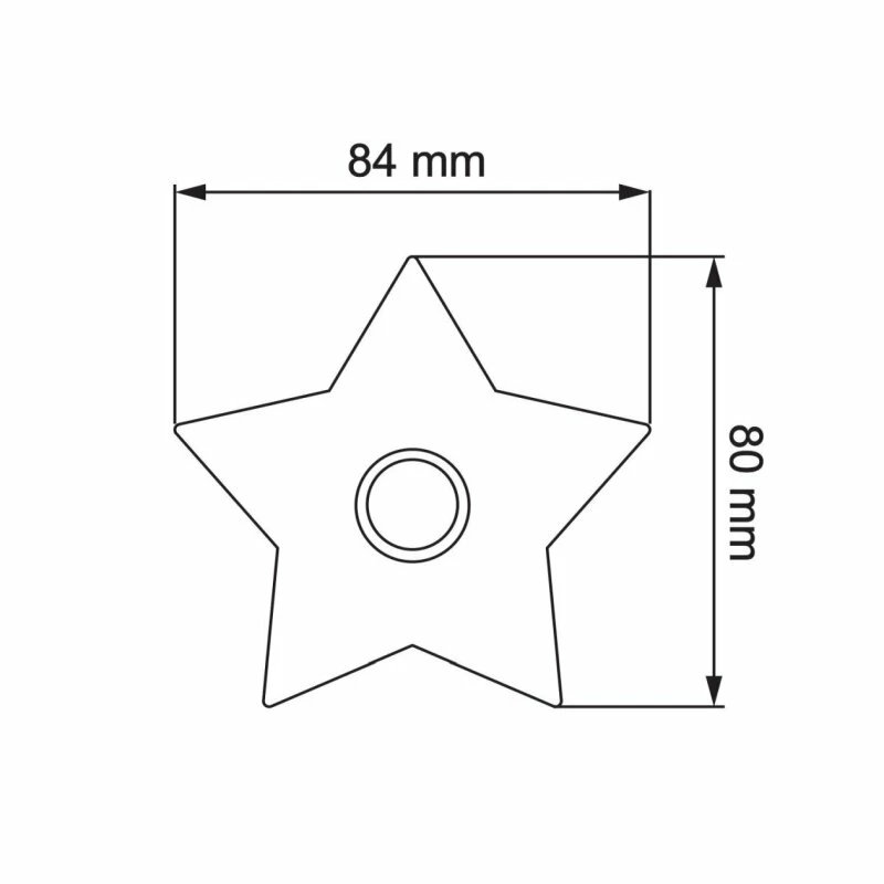 Klingeltaster Klingelplatte Stern Rost RAL 8001 2 Klingeltaster Klingelplatte Stern Rost RAL 8001 – Bild 2
