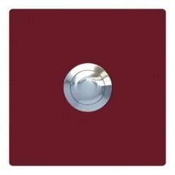 Klingeltaster Quadrat Rot RAL 3004