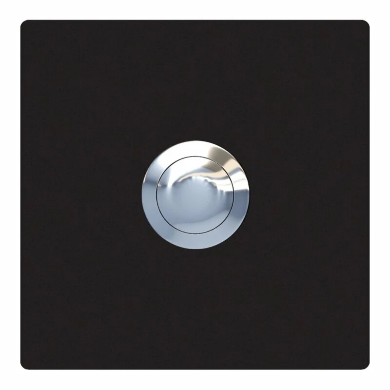 Klingeltaster Quadrat Schwarz RAL 9005 1 Klingeltaster Quadrat Schwarz RAL 9005