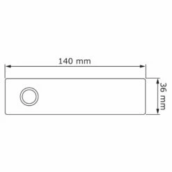 Klingeltaster Rechteckig Oblo Rot RAL 3004 -Türschilder aus Edelstahl Geschäft klingeltaster rechteckig oblo rot ral 30042