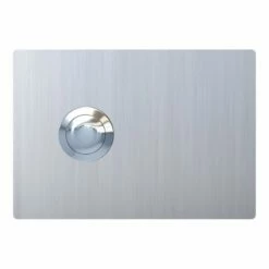 Klingeltaster Recta Edelstahl Geschliffen